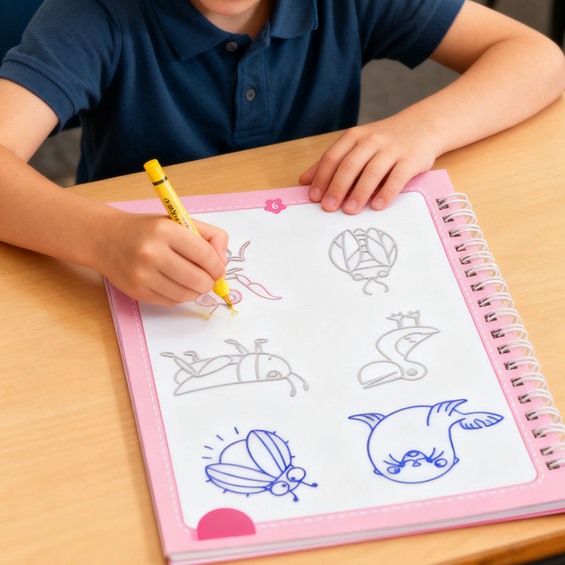 ✏️ Vájatokkal ellátott rajzolókönyvek gyerekeknek 👶🎨