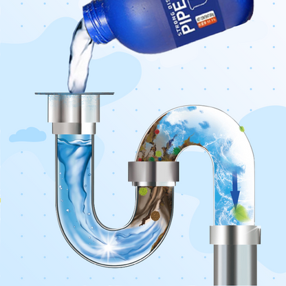 💪🌀 Erőteljes csőszagtalanító és lefolyótisztító szer 🚽🌿